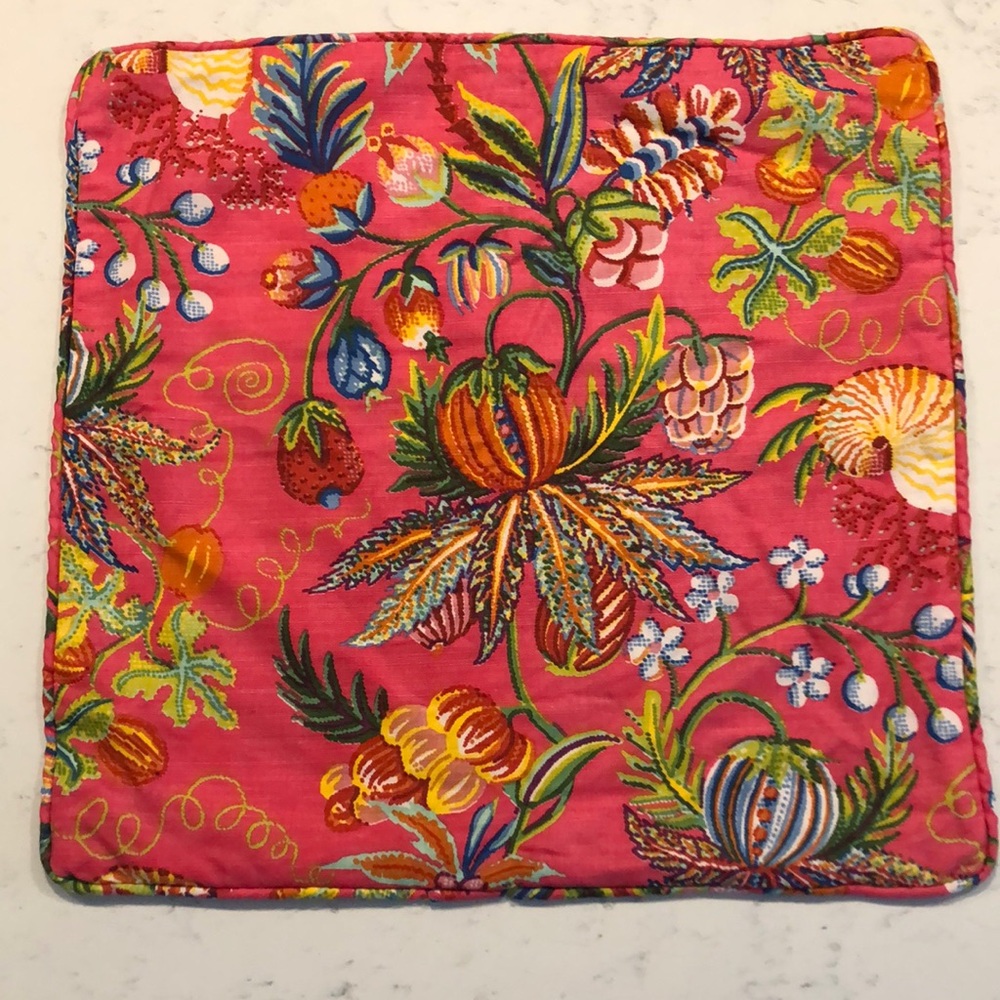 NBU Quadrille Jacaranda Pattern Pillow Cover